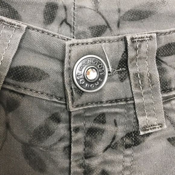 Jonny-Q grey printed jeans lead/vine design size27 - Picture 3 of 8